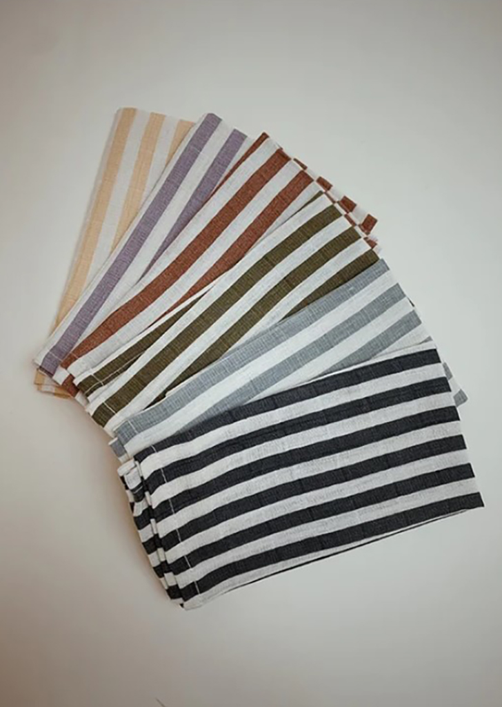 [햅스노르딕] Muslin Wash Cloth Marine Stripe
